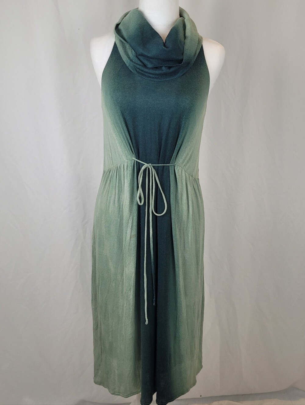 Zara Royal Robbins Sunset Ombre Dress - Green - Size Medium